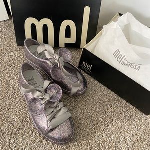 Mel by Melissa Mickey Mouse Girls Glitter sz1 NIB
